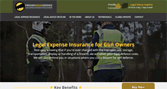 Desktop Screenshot of firearmlegaldefence.com